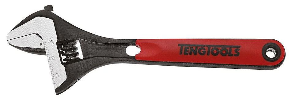 Teng Tools 4004IQ Adjustable Wrench TPR Grip 10"