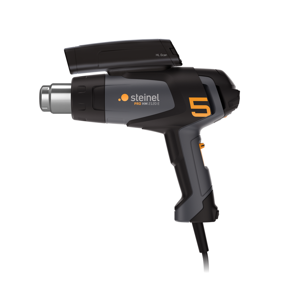 STEINEL 089658 NEW HEAT GUN - HM 2120 E 7.5M CABLE + SCANNER IN CASE