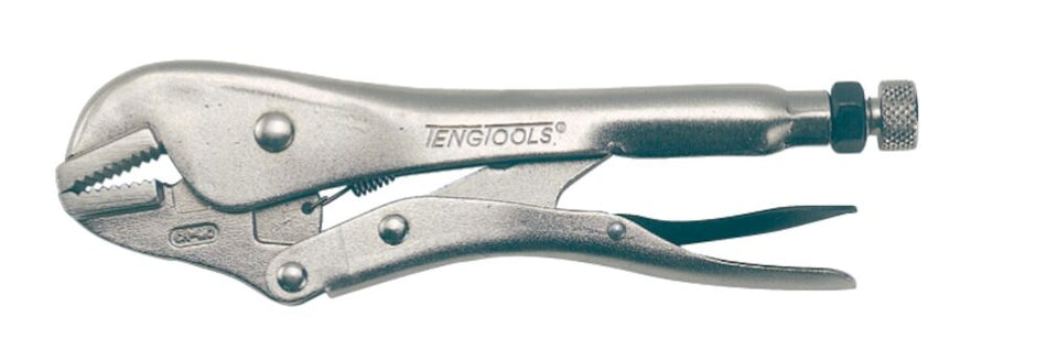 Teng Tools 401-10F 10" Flat Jaw Power Grip Plier