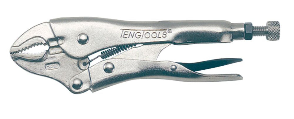 Teng Tools 401-4 4" Curved Jaw Power Grip Plier