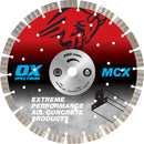 OX Tools OX-MCX115/22 Spectrum Superior Supercut Dia Blade - Concrete / GP - 115/22.23mm