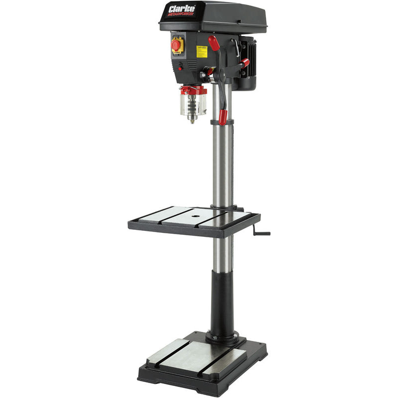 Clarke 6505592 CDP502F 12 Speed Floor Standing Industrial Drill Press (230V)