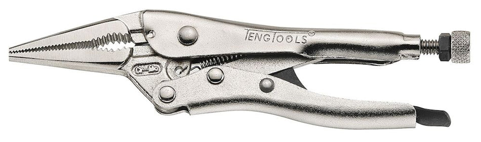Teng Tools 404-6S 6" Narrow Long Nose Power Grip Plier