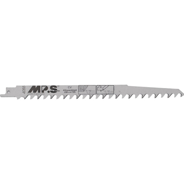 DART 4055-5 S1542K - MPS Recip Blade 230x19x1.2mm CV - Pk 5