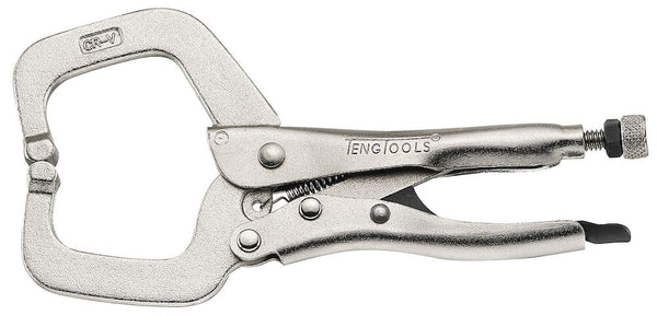Teng Tools 406-6S 6" Non Pinch C Clamp Power Grip Pliers