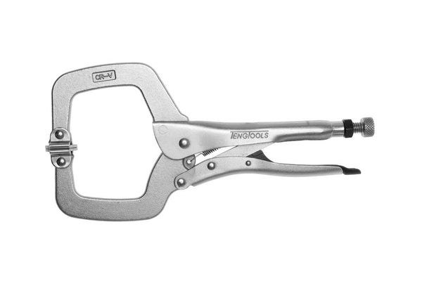 Teng Tools 406SP 11" Non Pinch Swivel C Clamp Power Grip Pliers