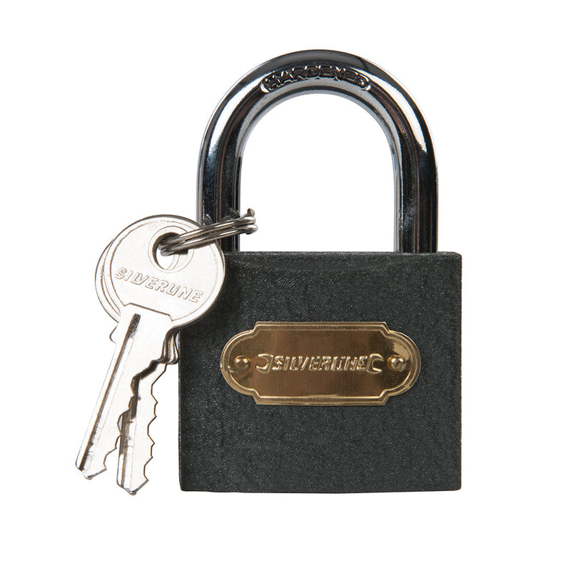 Silverline 407238 Iron Padlock Keyed Alike 6pk