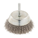 Silverline 409596 Rotary Stainless Steel Wire Cup Brush