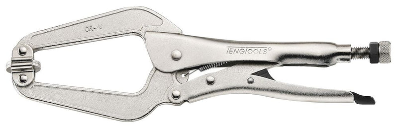 Teng Tools 409SP 12" Self Levelling Swivel Clamp Power Grip Pliers