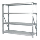 Clarke 6600502 CS4700 Industrial Shelving with 4 Laminate Board Shelves (Silver)