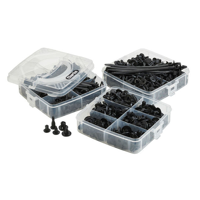 Clarke 1801951 CHT951 630 Piece Fixing Clip & Cable Tie Set