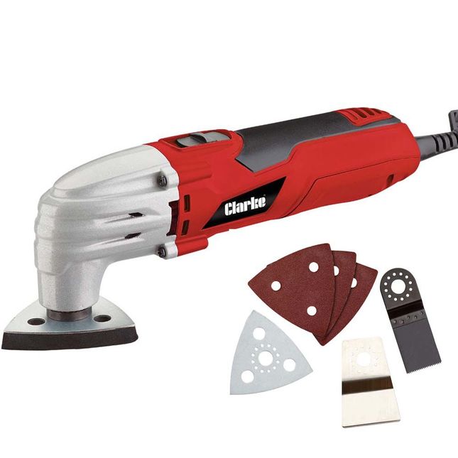 Clarke 6462199 CMFT220 Multi-Function Tool With Accessory Kit