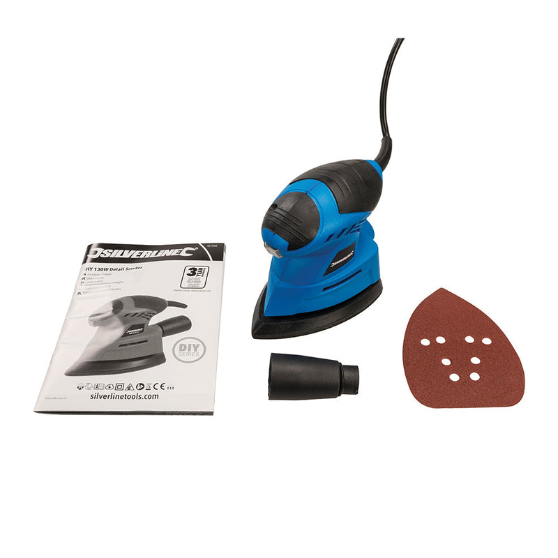 Silverline 421042 130W Detail Sander 140mm