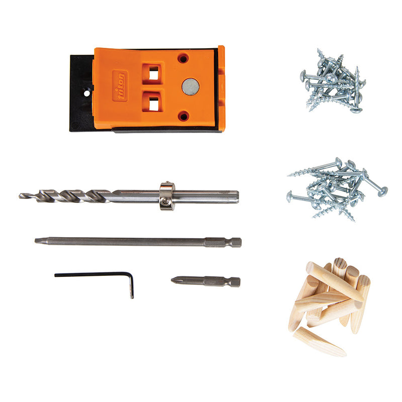 Triton 425553 Double Mini Pocket-Hole Jig Set 8pce