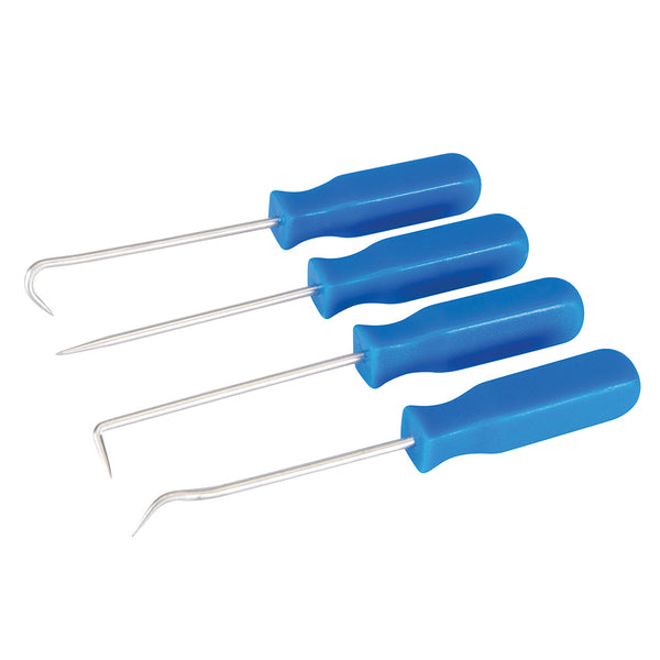 Silverline 427723 Pick & Hook Set 4pce