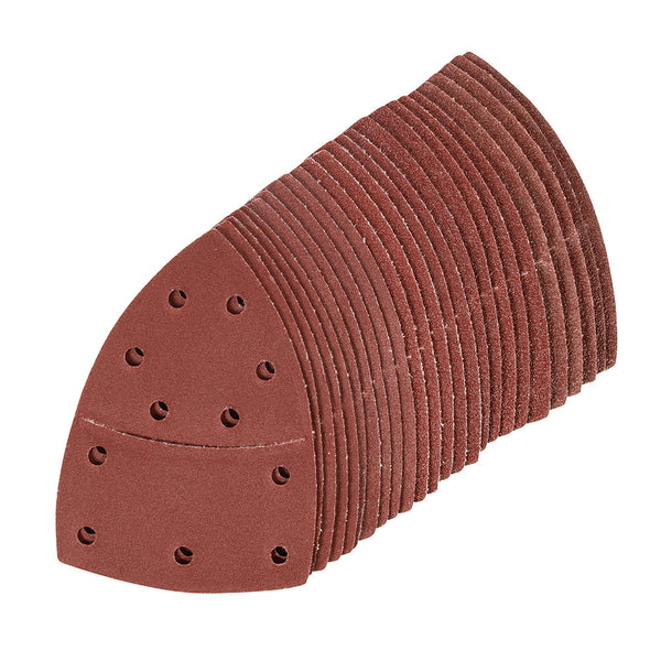 Silverline 427816 Hook & Loop Multi-Sander Sheets 102 x 62mm, 93mm 25pk