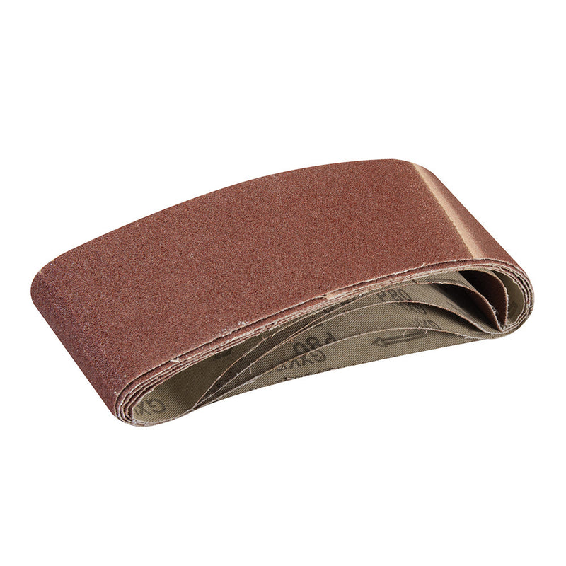 Silverline 433236 Sanding Belts 75 x 533mm 5pk