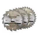 Silverline 436755 TCT Circular Saw Blades 16, 24, 30T 3pk
