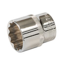 Silverline 436883 Socket 1/2" Drive 12pt Metric