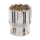 Silverline 436883 Socket 1/2" Drive 12pt Metric