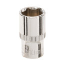 Silverline 438281 Socket 1/4" Drive 6pt Metric