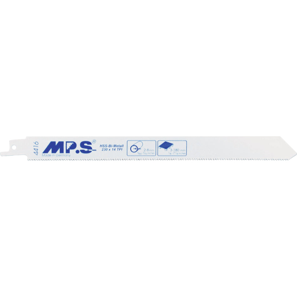 DART 4416-5 S1122BF - MPS Recip Blade 230x19x0.9mm BiM - Pk 5