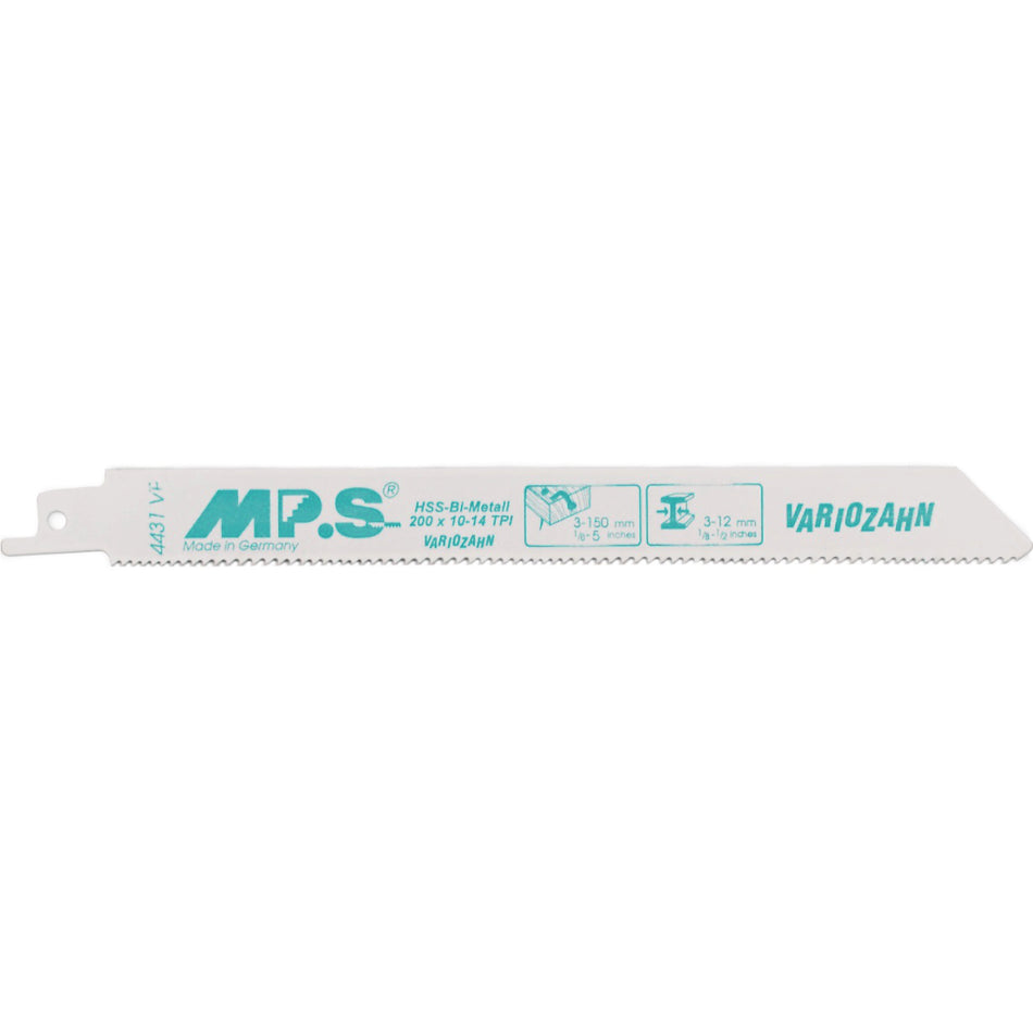 DART 4431-VP-5 S1122VF - MPS Recip Blade 200x19x0.9mm BiM - Pk 5