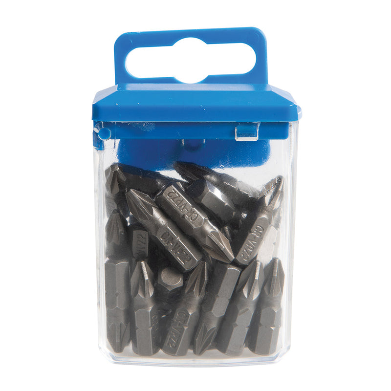 Silverline 443612 Pozidriv Cr-V 6150 Screwdriver Bits 30pk