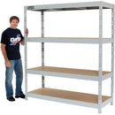 Clarke 6600768 CSM4350/60LG 350kg Boltless Shelving (Light Grey)