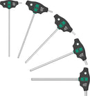 Wera 05136070001 454/5 HF SHK Set 1 Screwdriver set T-handle screwdriver Hex-Plus with holding function, 5 pieces