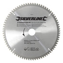 Silverline 456915 TCT Aluminium Blade 80T