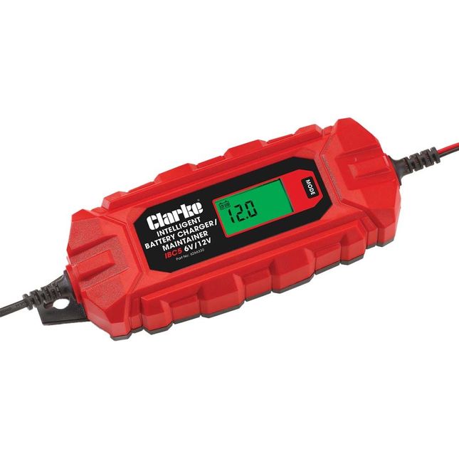 Clarke 6266330 IBC5 6/12V Intelligent 4A Battery Charger