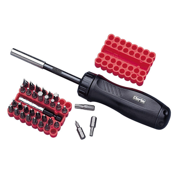 Clarke 1801343 CHT 343 34 piece Gearless Screwdriver Kit