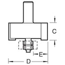 Trend Tools 46/390X1/2TC Guided Large Rebater