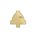 Trend Tools 46/41X1/4TC Guided Flat Ovolo Cutter 12Mm Radius