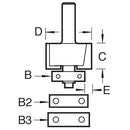 Trend Tools 46/44X8MMTC 24Mm Rebater