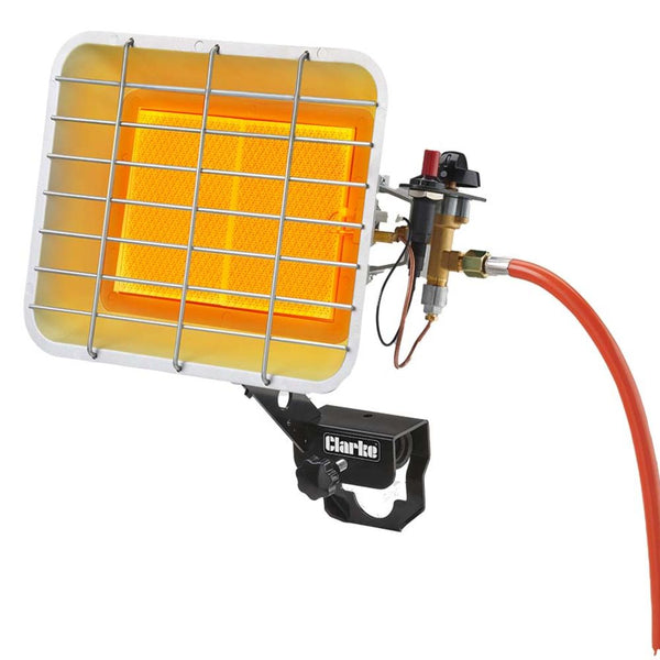 Clarke 6920040 GSH15 Gas Bottle Top Heater with Piezo Ignitor
