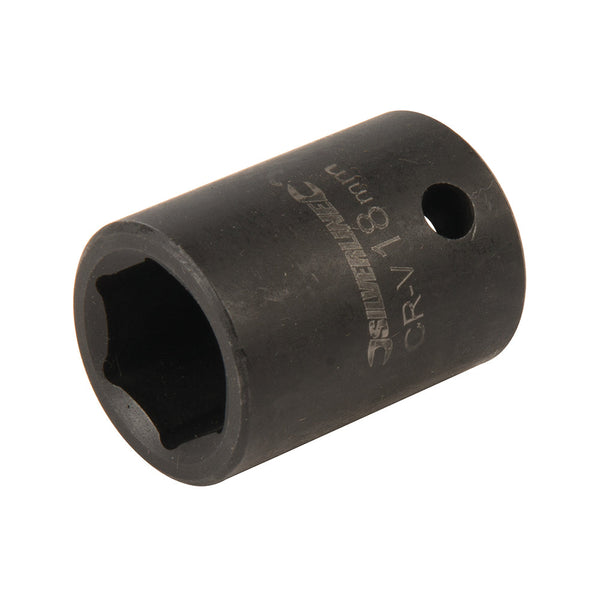 Silverline 467682 Impact Socket 1/2" Drive 6pt Metric