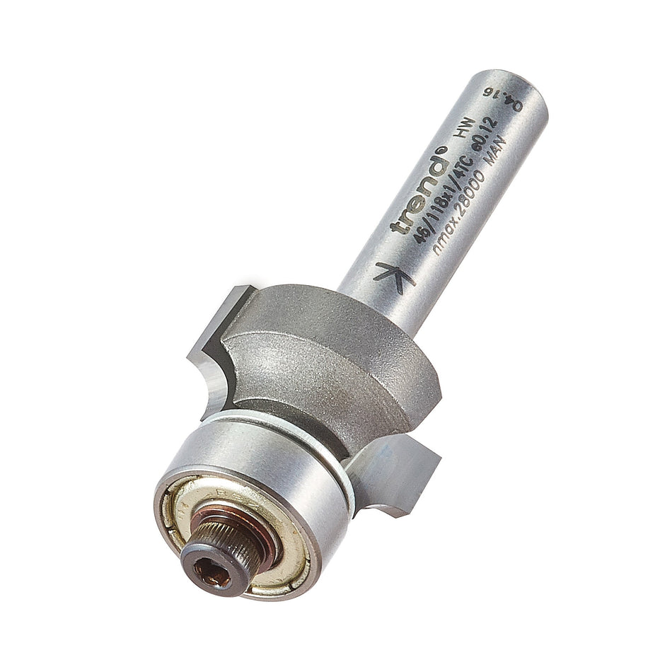 Trend Tools 46/118X1/4TC Bearing Guided Ovolo Cutter 3Mm Radius