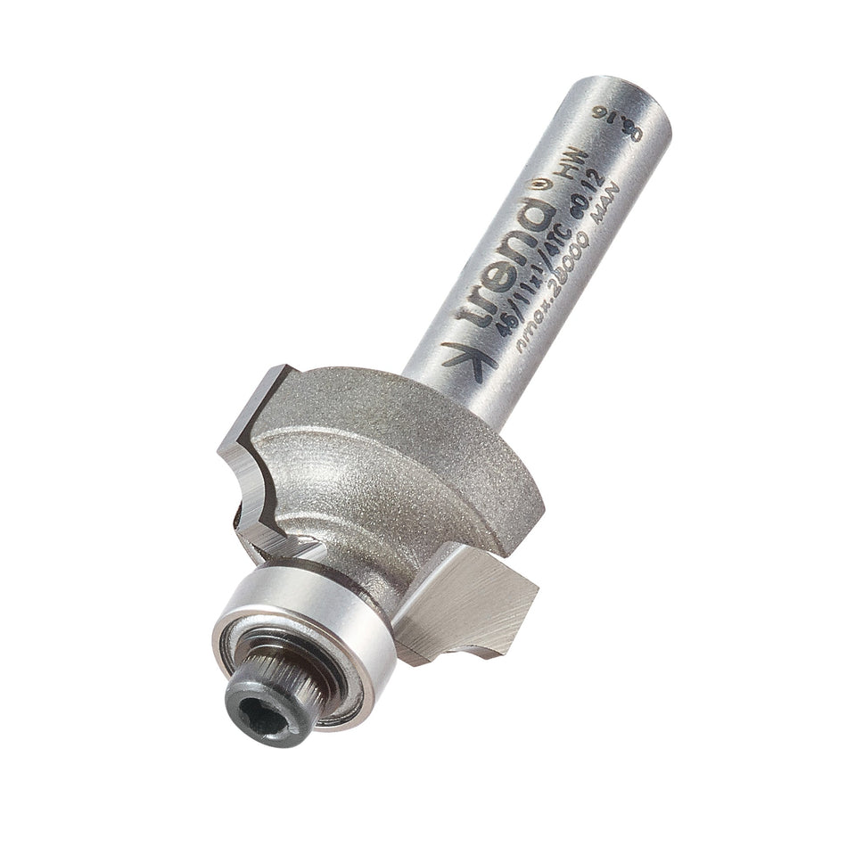 Trend Tools 46/11X1/4TC Bearing Guided Ovolo Cutter 3.2Mm Radius