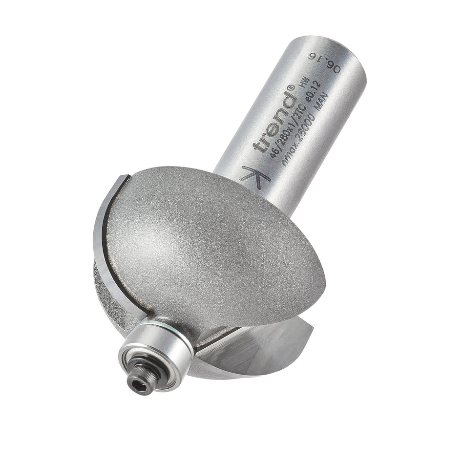 Trend Tools 46/280X1/2TC Bearing Guided Cove Cutter 12.7Mm Radius