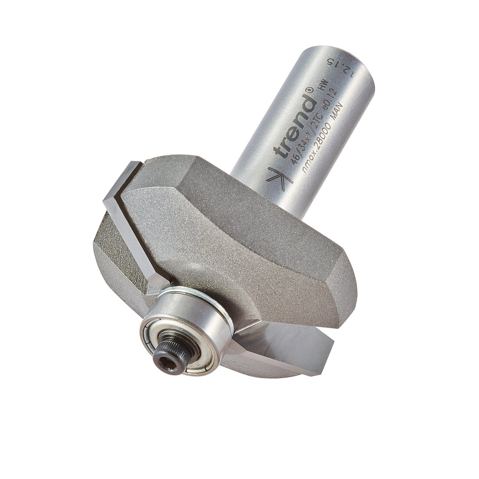 Trend Tools 46/34X1/2TC Bearing Guided Bevel Cutter 25 Degrees
