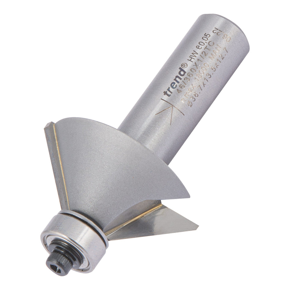Trend Tools 46/360X1/2TC Guided Chamfer Cutter 45 Degrees