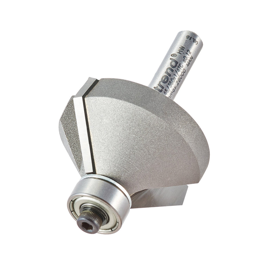 Trend Tools 46/360X1/4TC Bearing Guided Chamfer Cutter 45 Degrees