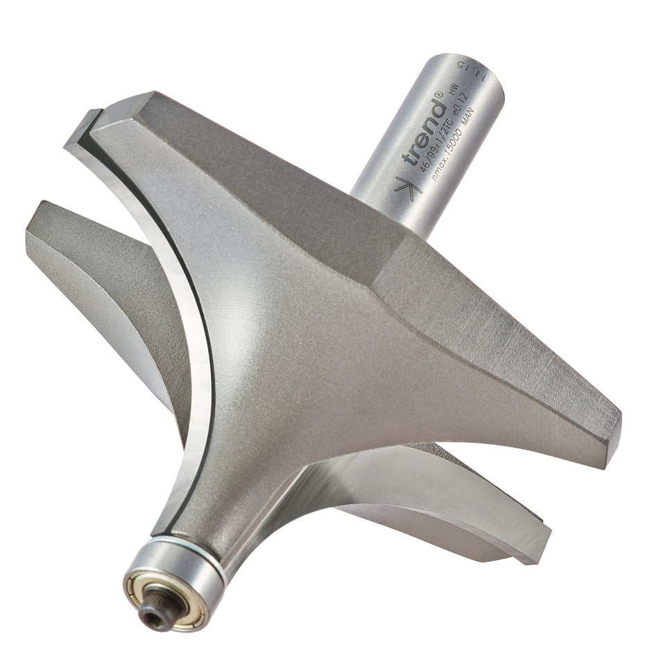 Trend Tools 46/99X1/2TC Bearing Guided Ovolo Cutter 38.1Mm Radius