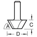 Trend Tools C047X1/4TC Chamfer Angle=60 Degrees
