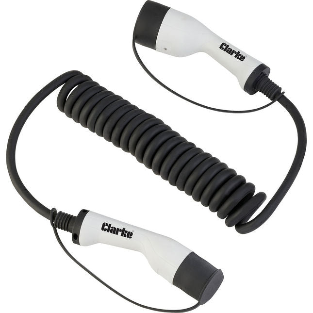 Clarke 6267037 CEV32CC Type 2 to Type 2 EV Charging Cable – 230V / 32A (7.4kW)