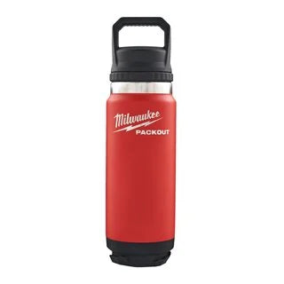 Milwaukee 4932493465 PACKOUT BOTTLE 710 ML CHUG LID RED