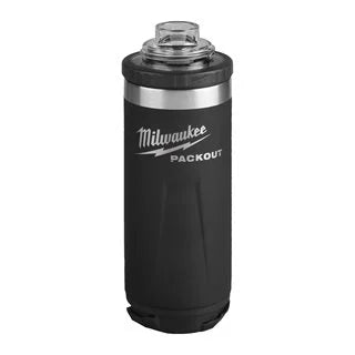 Milwaukee 4932493466 PACKOUT BOTTLE 710 ML CHUG LID BLACK