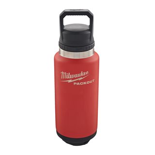 Milwaukee 4932493467 PACKOUT BOTTLE 1065 ML CHUG LID RED